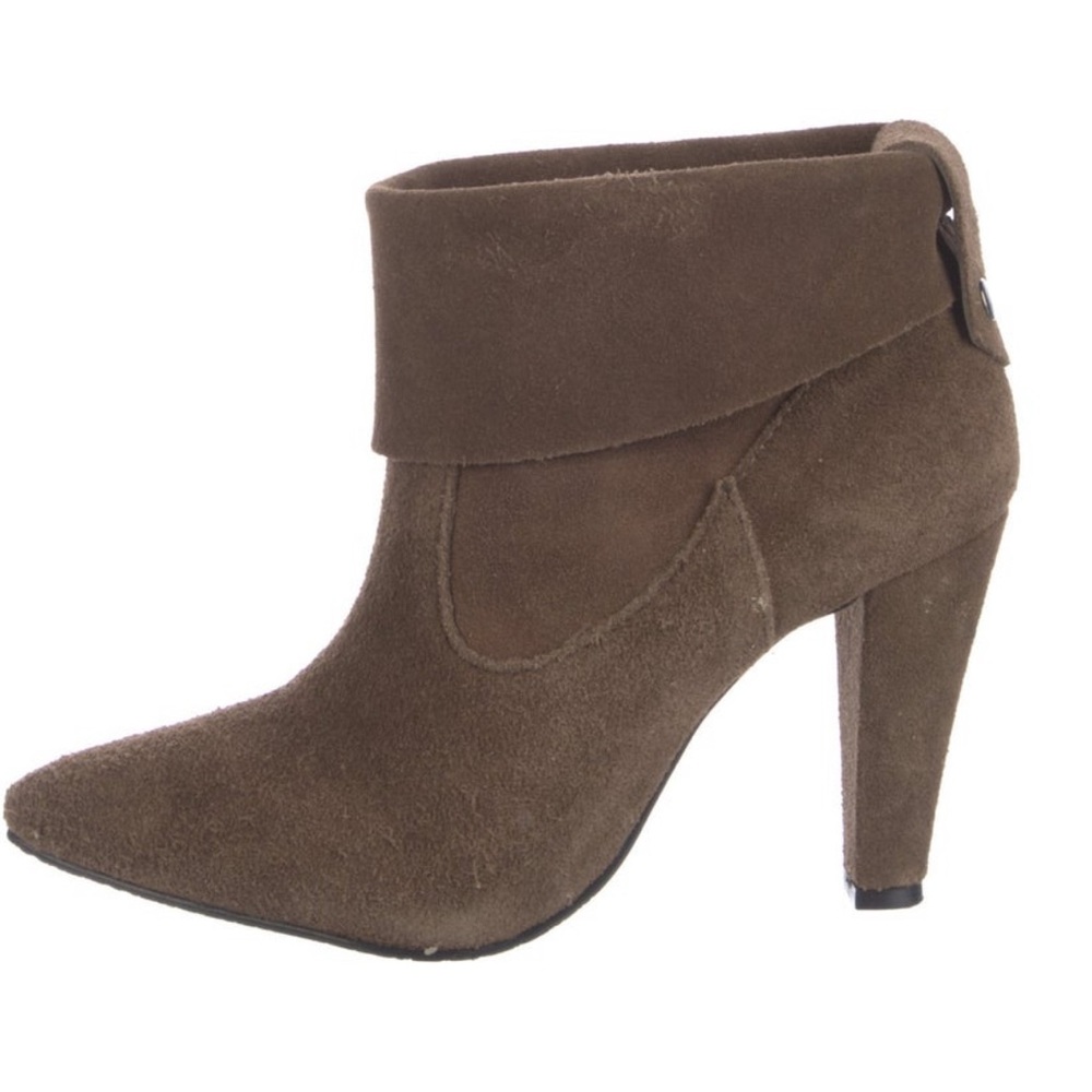 Schutz Elegant Brown Suede Ankle Boots